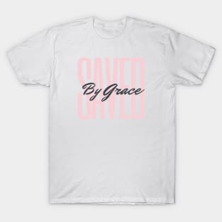 Saved by Grace Christian Graphic T-Shirt